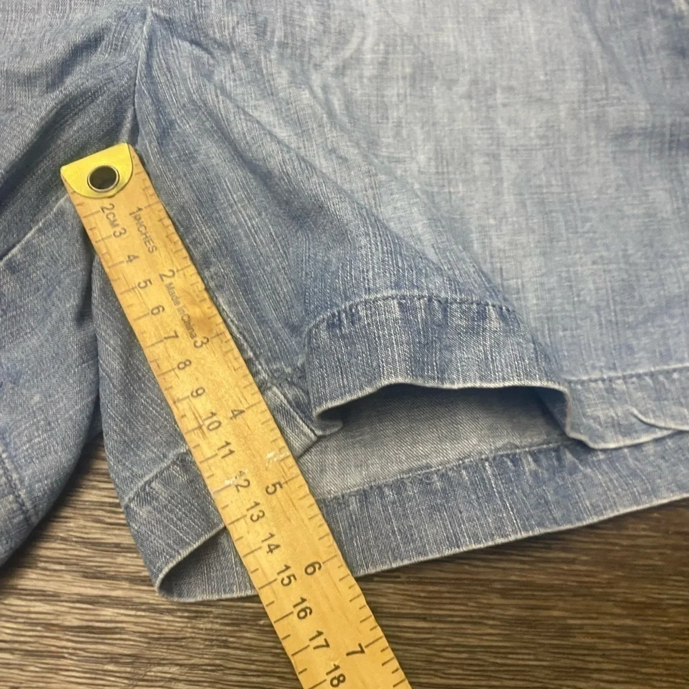 Tommy Hilfiger Light Blue Denim Jean Shorts - Picture 4 of 7